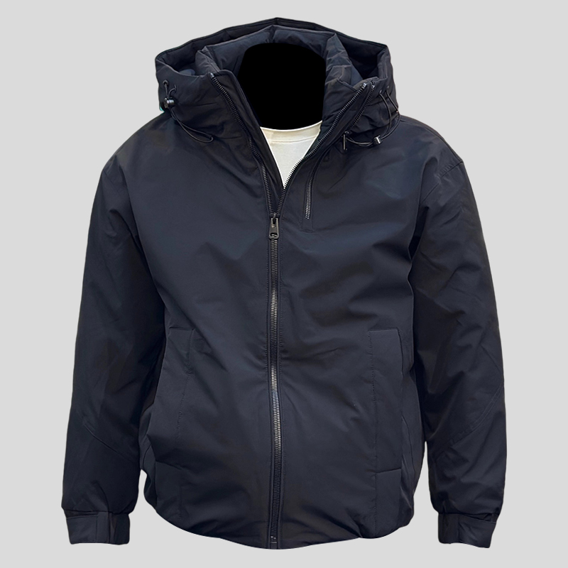 ohmmayby冬季新款羽绒服男连帽工装防风保暖外套冬装时尚厚款上衣