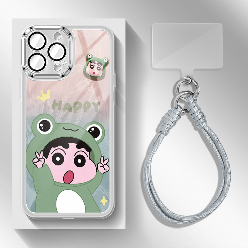 适用于苹果16华为OPPO小米VIVO高颜值简约DP金属镜框手机壳1R0006