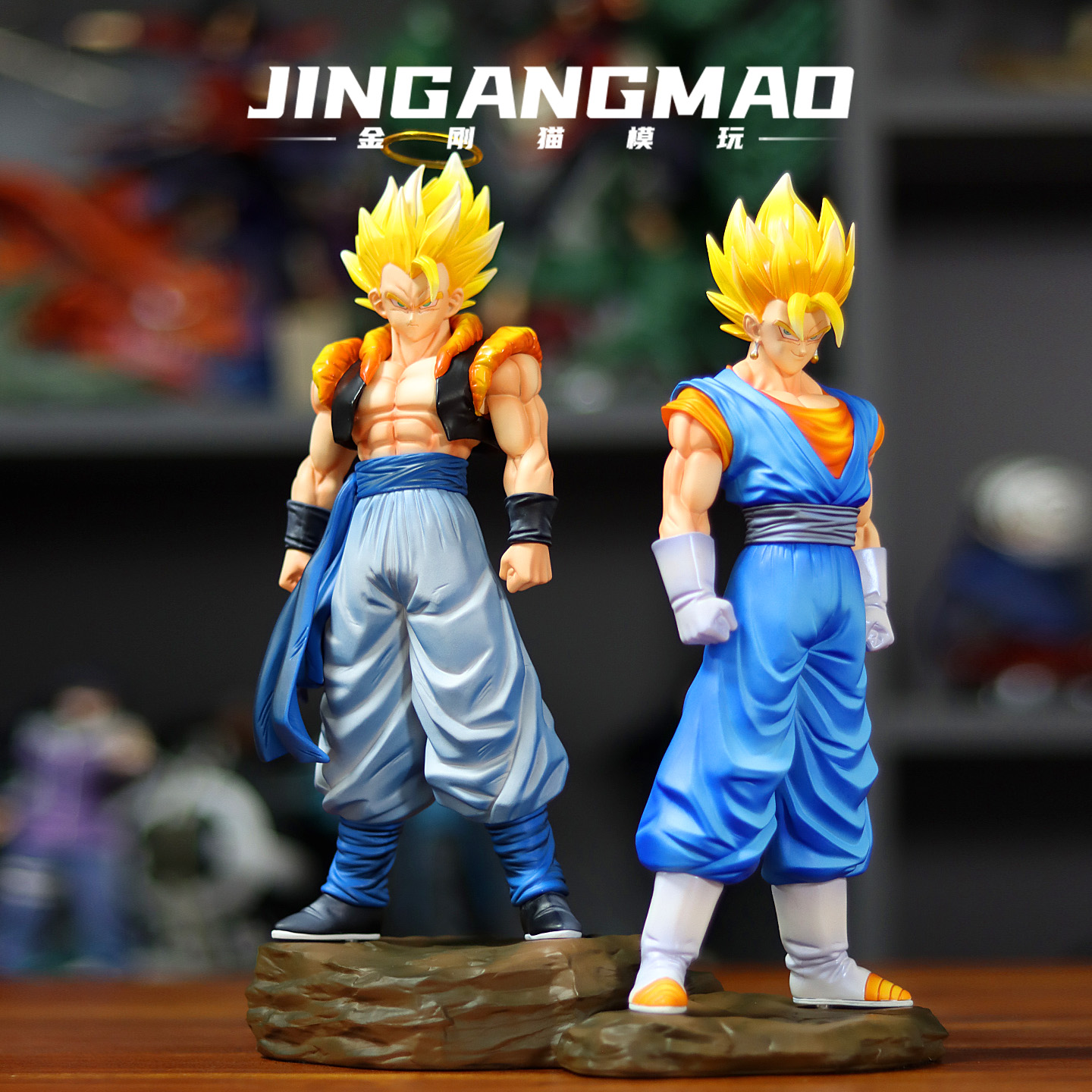 七龙珠JT山河双王3.0悟吉塔贝吉特动漫周边雕像哥GK手办桌面摆件