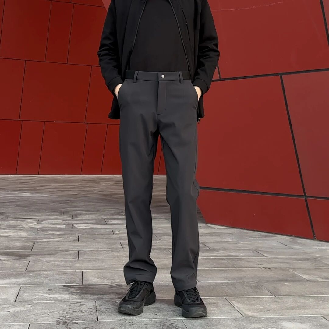 高尔夫系列男士商务行政简约通勤冬季休闲免烫直筒长裤秋冬季
