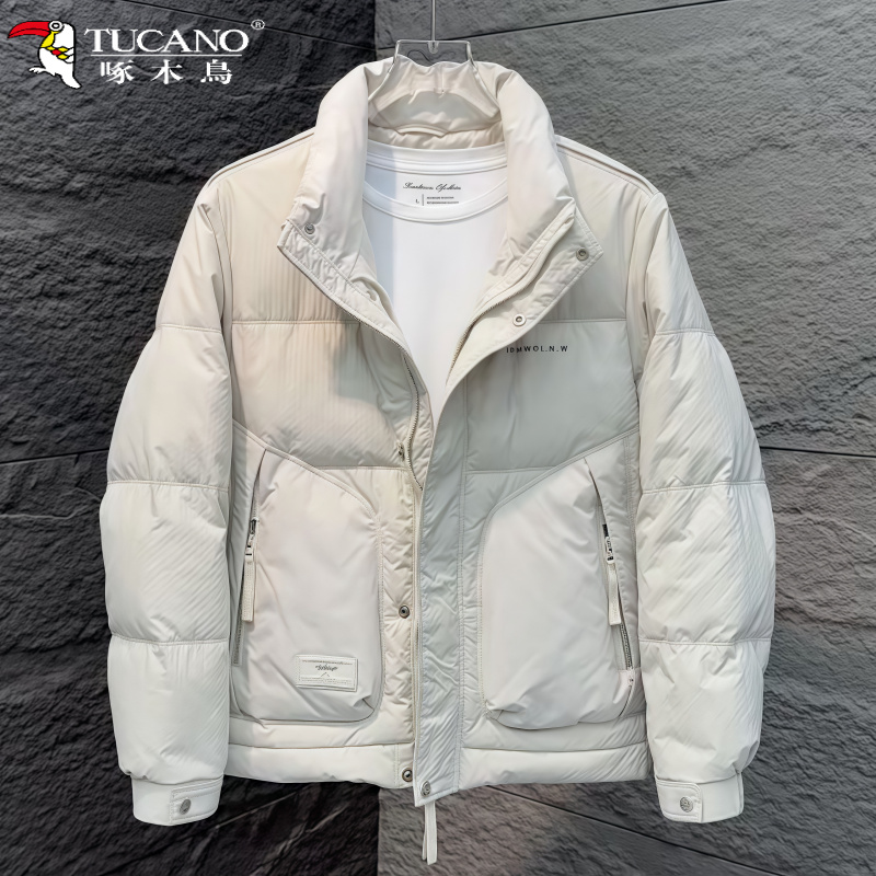 TUCANO/啄木鳥冬季羽绒服帅气百搭休闲立领加厚保暖夹克外套男士