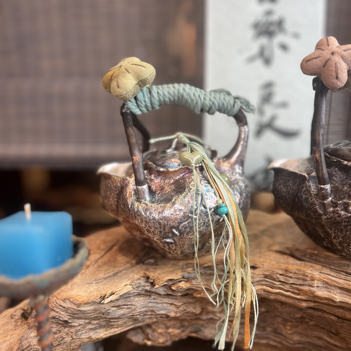 『雅柯茶缘』手工银壶 三叉提梁款 650ml左右