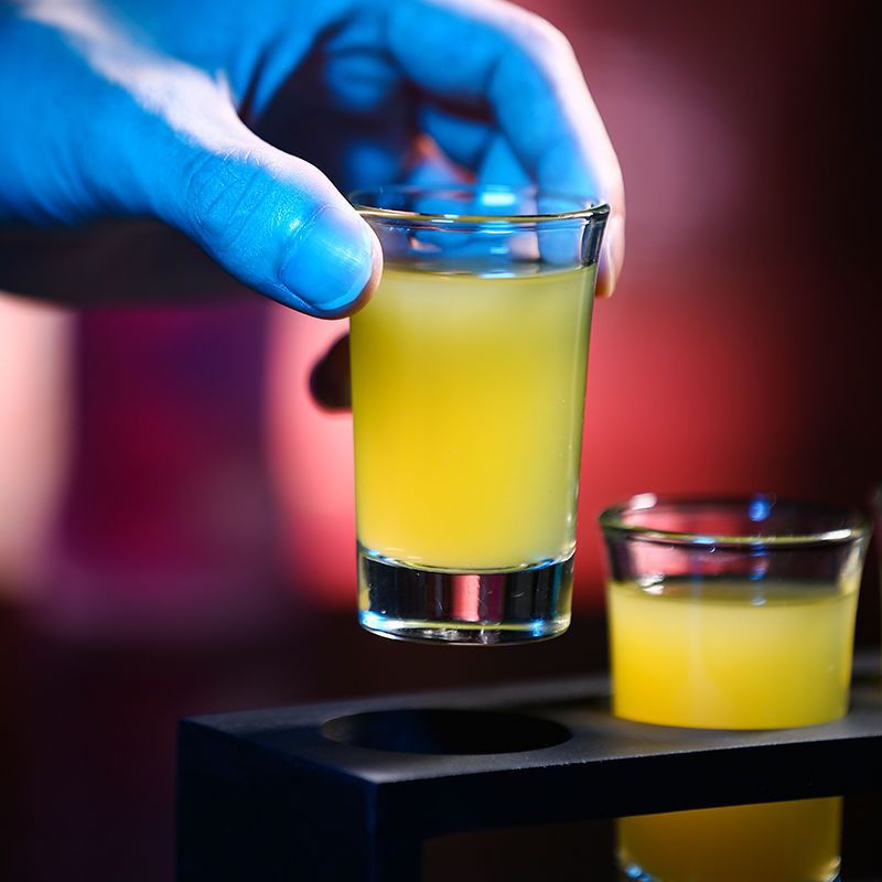 子弹杯套装白酒杯烈酒吞杯 一口Shot杯B52洋酒杯鸡尾酒杯酒具杯架