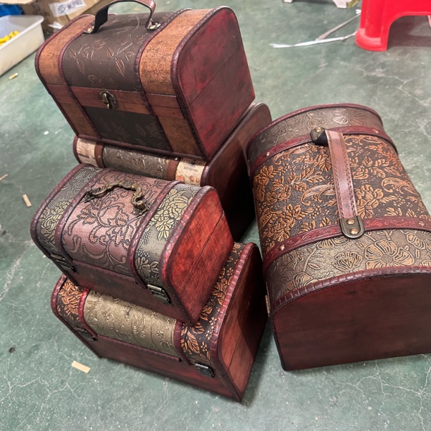 (尺寸自己选择)复古木制高档箱子一个