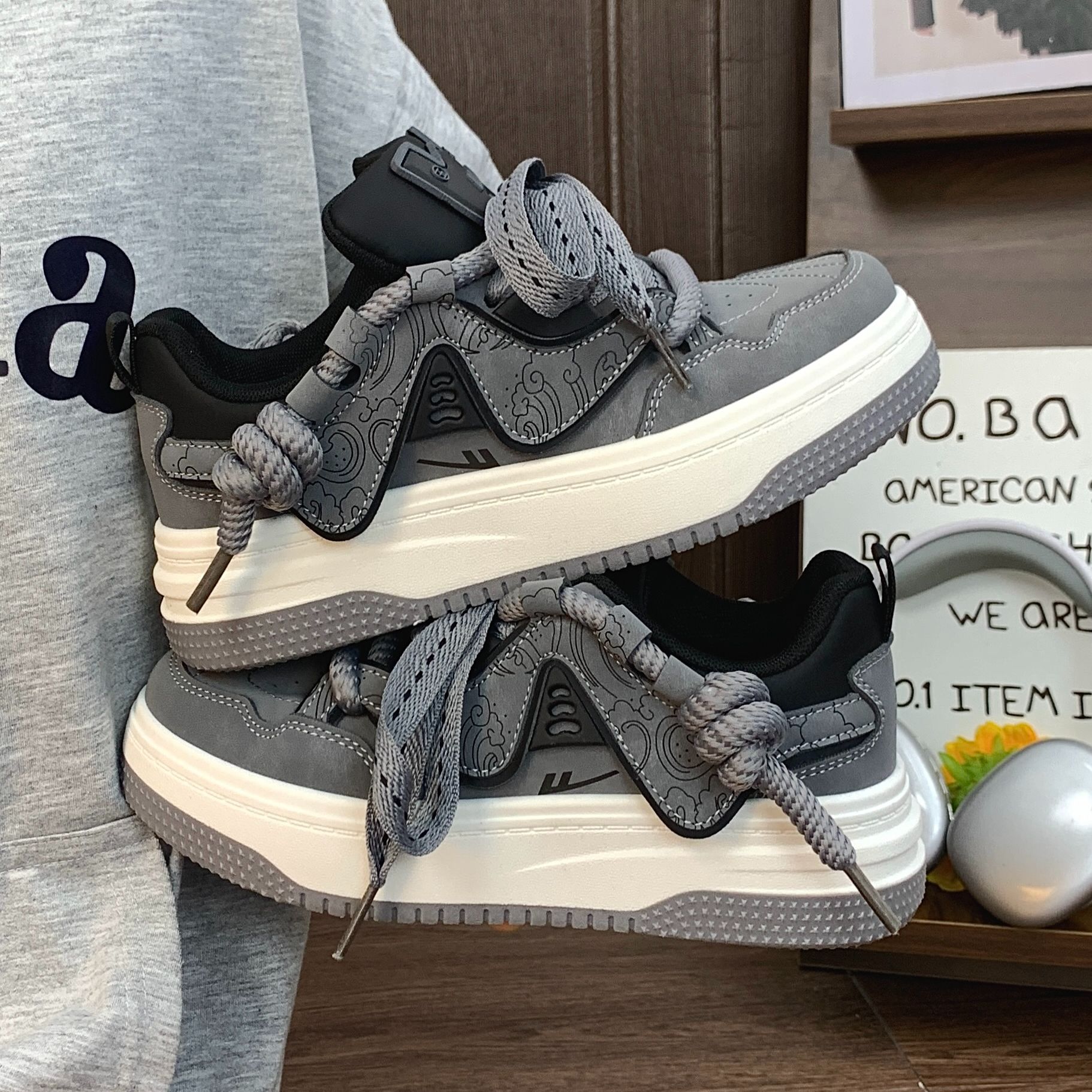 回力男鞋秋冬款厚底板鞋男款2026新款潮牌情侣百搭轻便休闲鞋子女