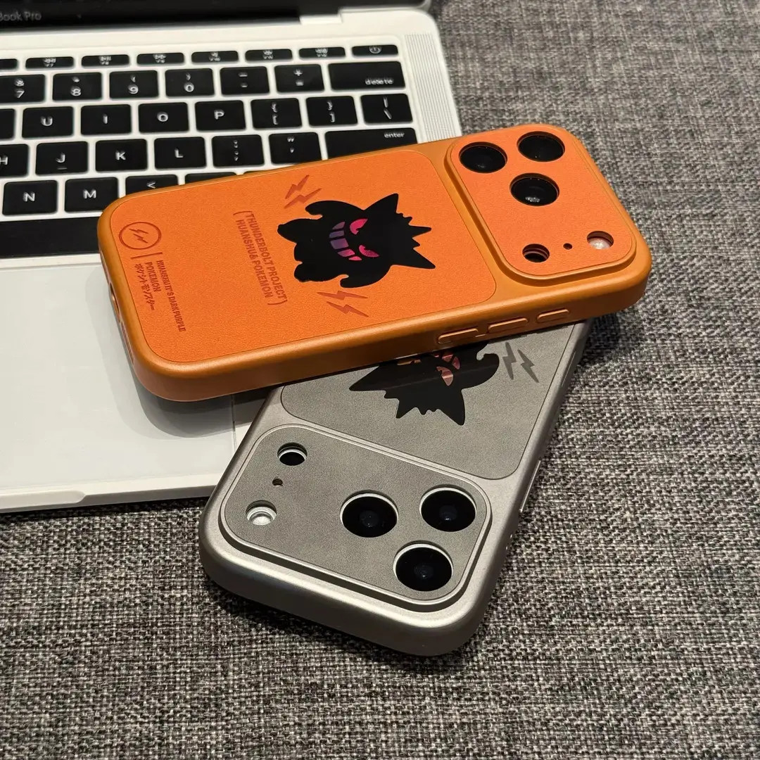 秒变17一体按键镭射耿鬼适用苹果17promax手机壳16情侣1513高级感