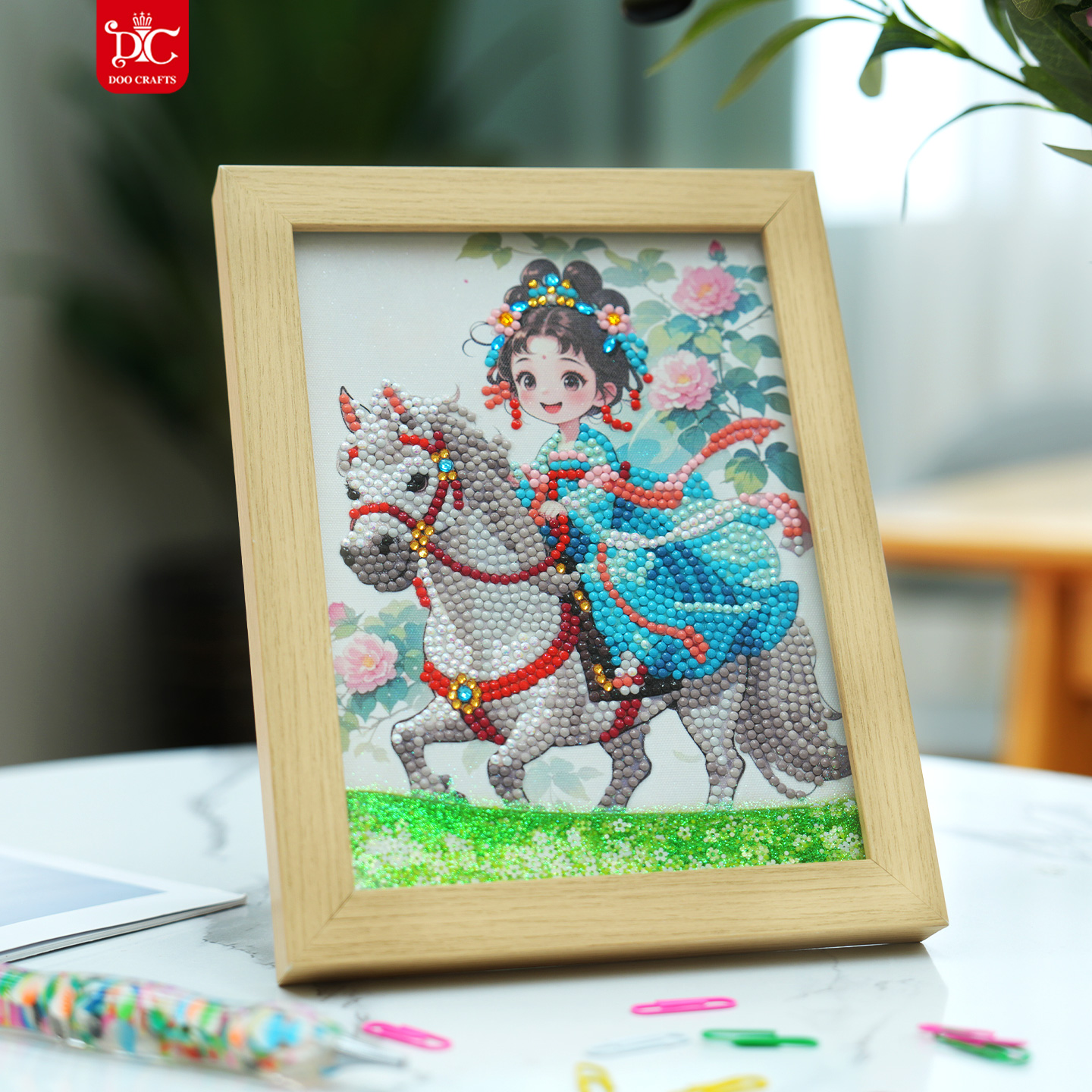 DC/蒂彩【十二生肖】钻石画儿童卡通可爱手工diy解压摆件属相装饰画