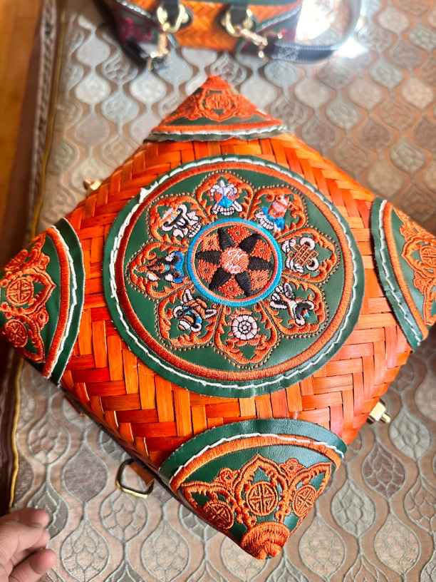 收纳新中式中式休闲风隔断户外客厅食物收纳盒办公欧式手工