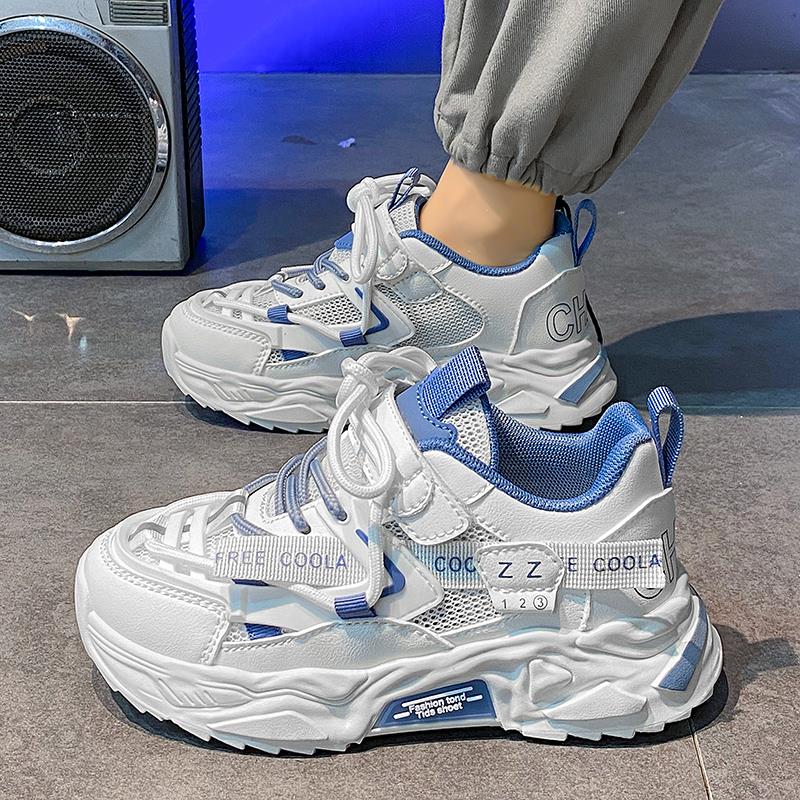 FAVMARTHA男童运动鞋夏季2025新款儿童老爹鞋女孩休闲中大童透气