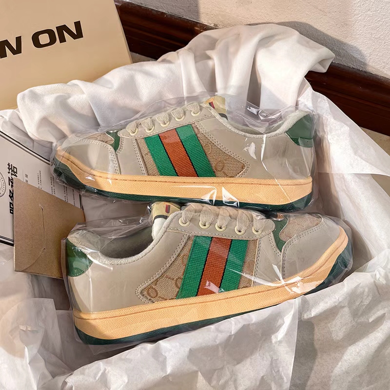 官方旗舰店正品复古脏脏鞋冬季真皮厚底男女鞋情侣运动休闲板鞋潮