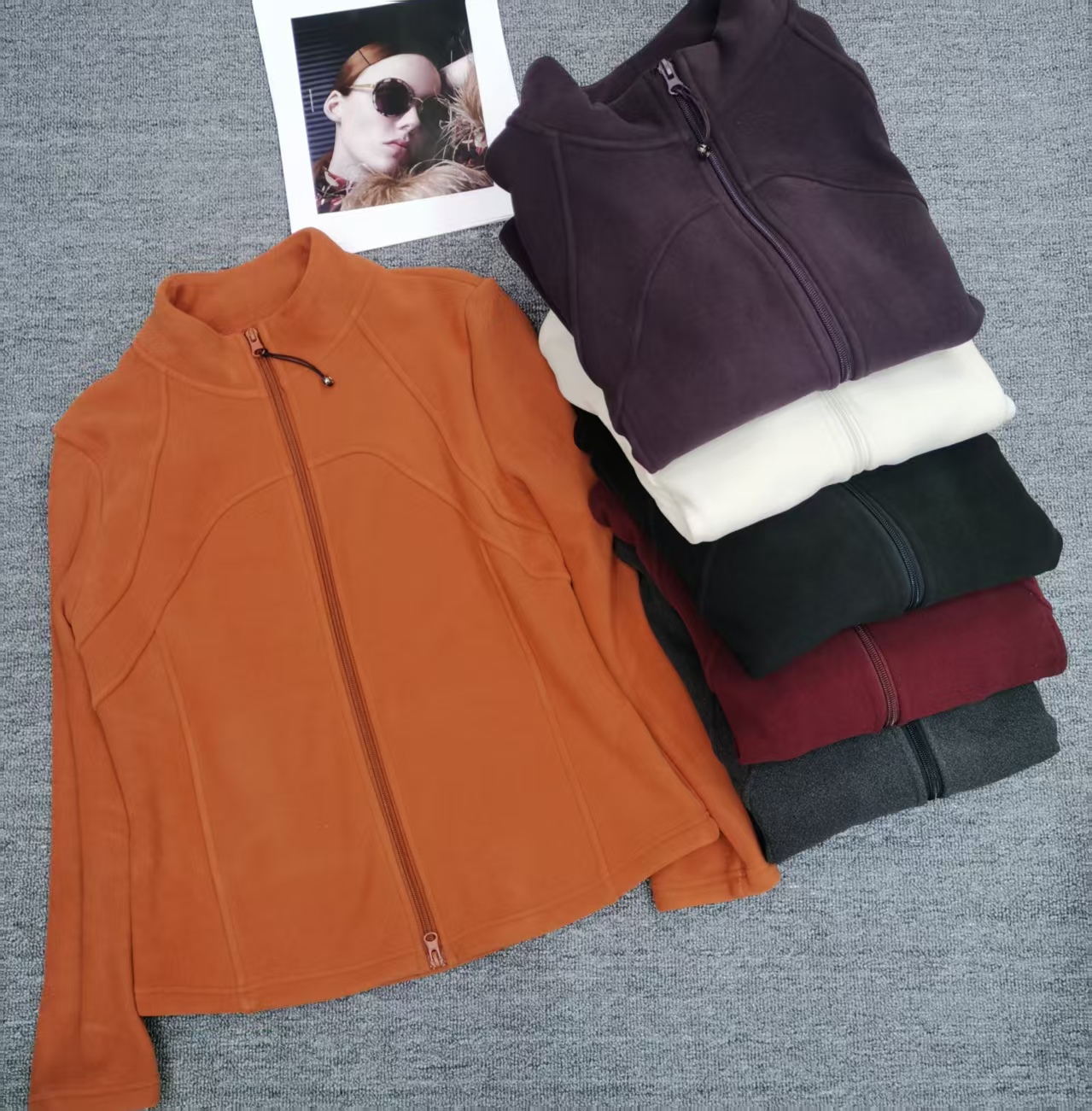 25109-1#新款加绒加厚小蛮腰内搭外套