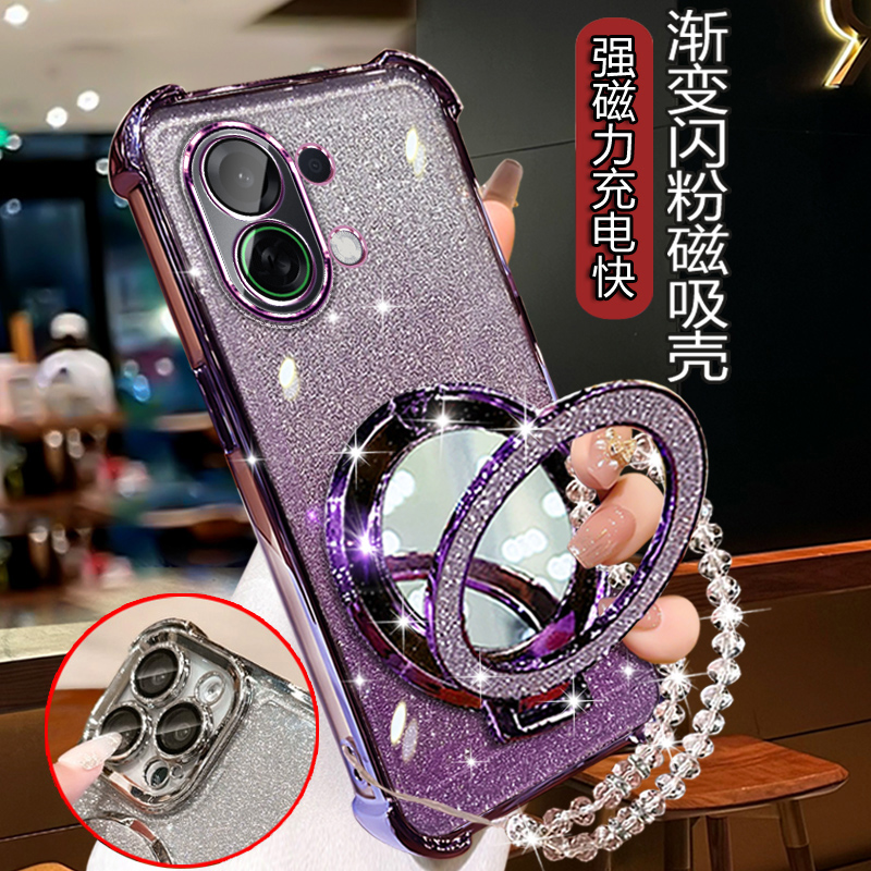 适用新款OPPOK13Turbo手机壳防摔硅胶PLM110网红支架k13trubo带镜