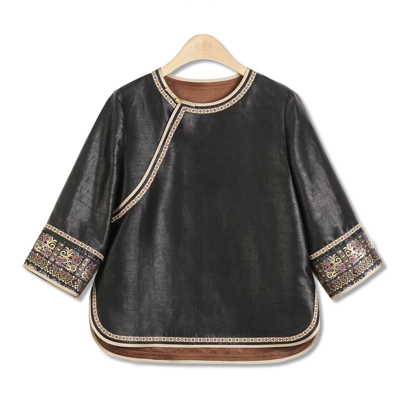 缎龟上衣 新中式国风女装25199