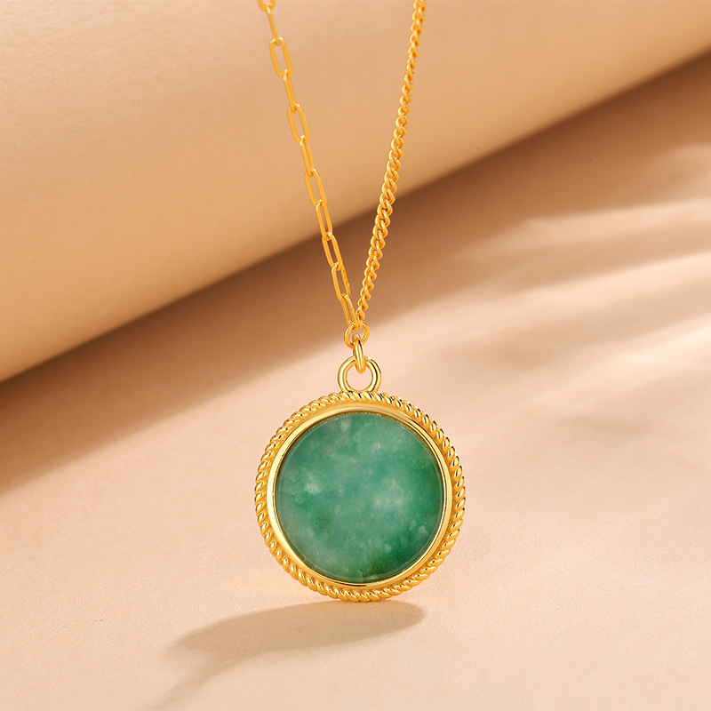 恋回眸 坠链均925银 原创设计无事牌气质轻奢复古风高端礼物送人