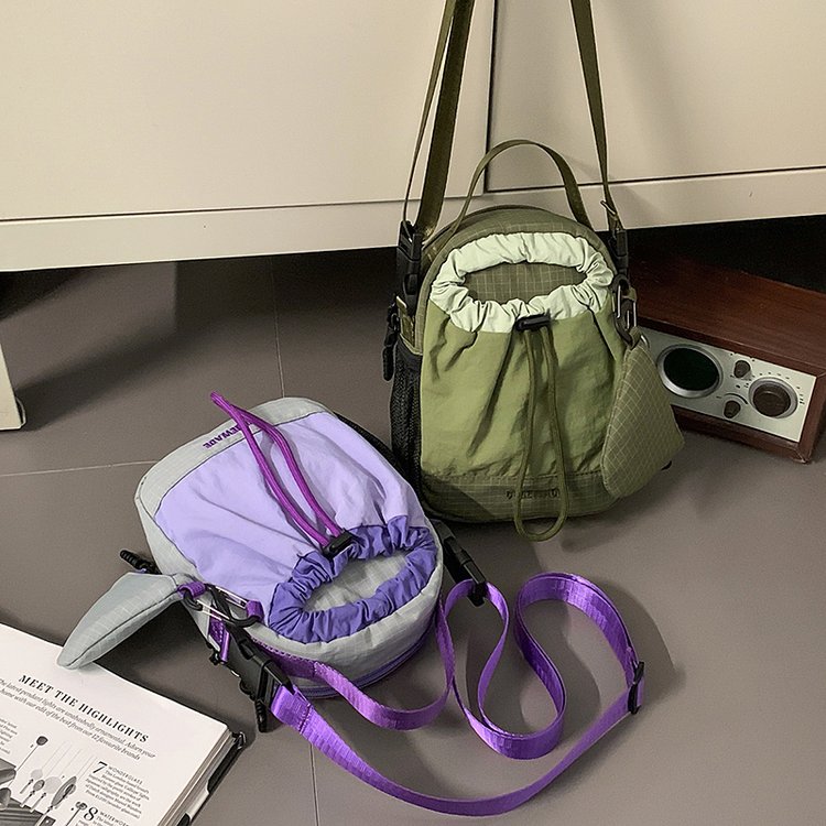 布包新款户外旅行多功能水壶包包轻便运动斜挎包骑行包单肩包