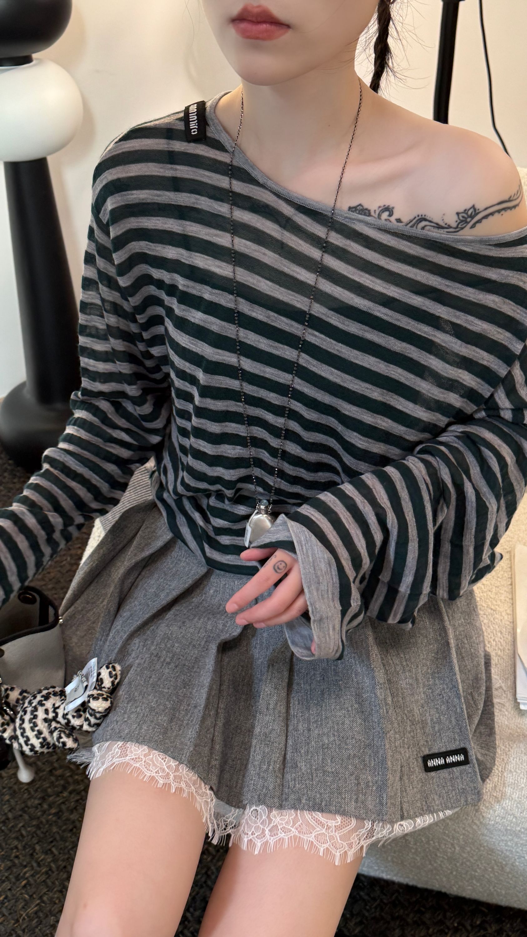 ANMMIRO 慵懒松弛感羊绒衫 ANM07258001