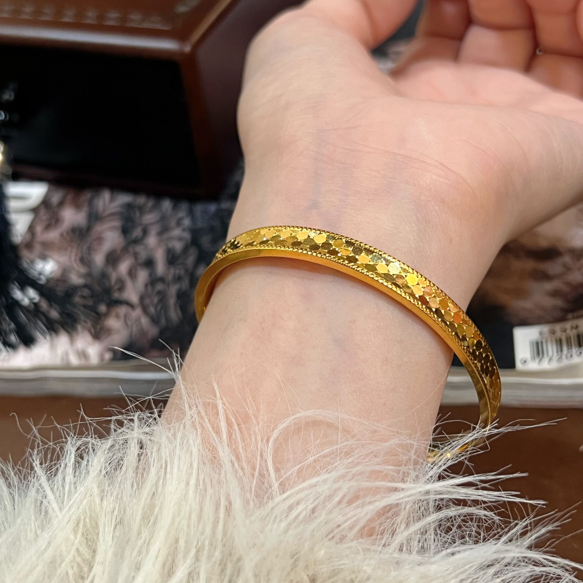 合金手镯 【龙鳞手镯】CNC精工艺版爆火鱼鳞镯子