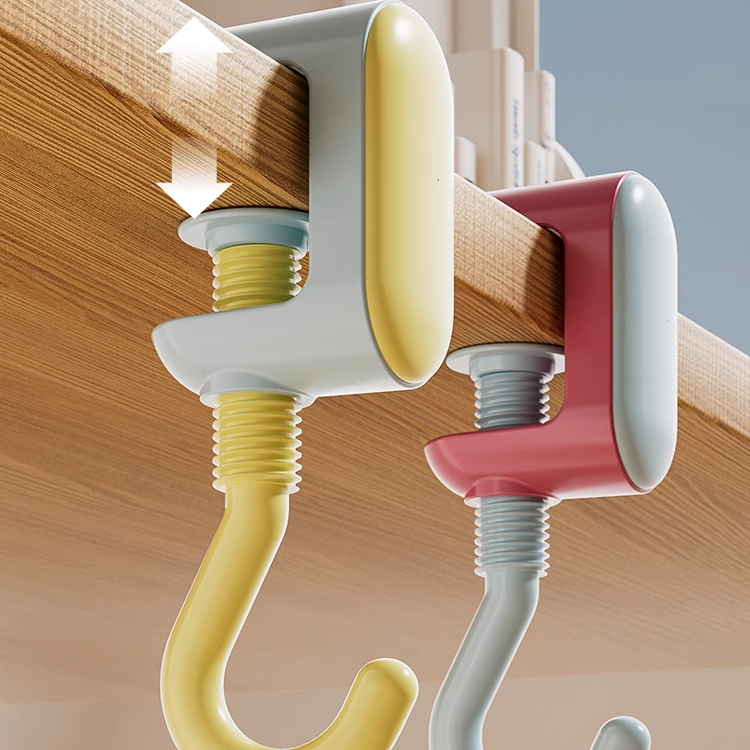 【升级款】书包挂钩课桌桌边神奇侧边挂钩免打孔强力移动桌面挂包钩