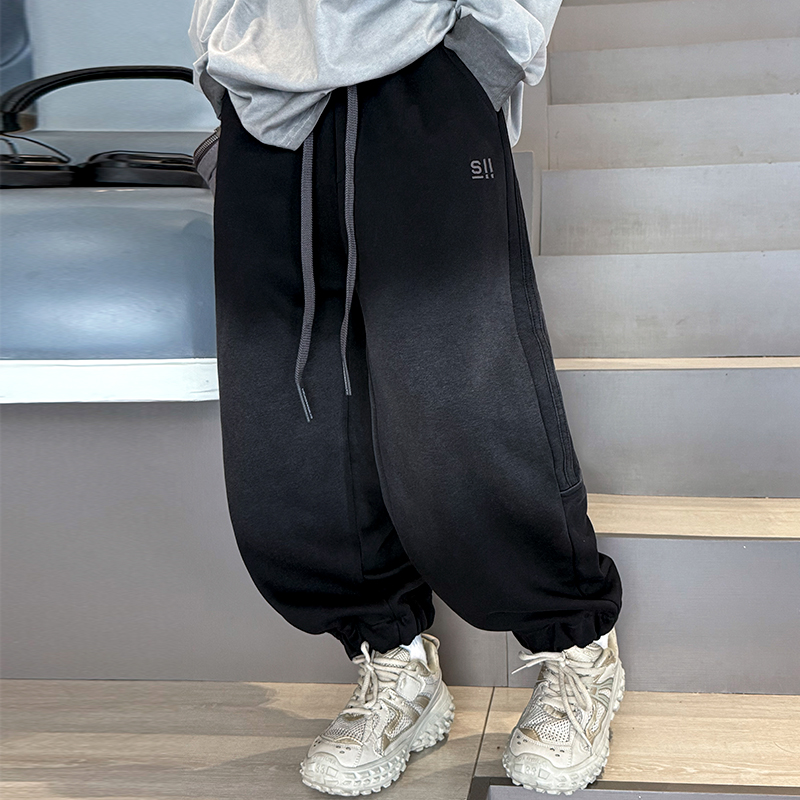 【2025秋款上新】男童裤子儿童春秋季束脚裤中大童宽松百搭休闲长裤