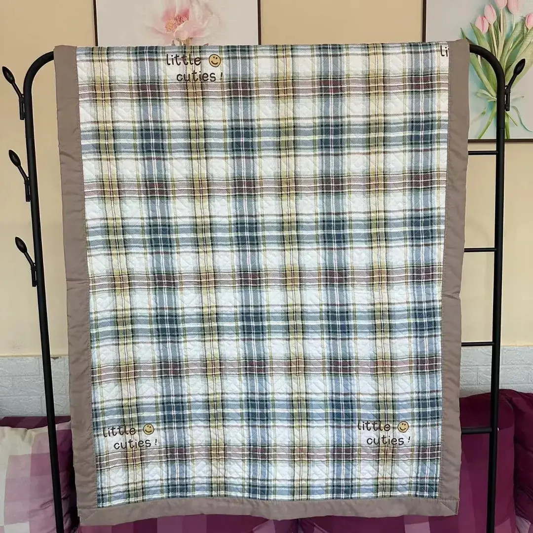 【四季通用】2025新款格子床盖学生宿舍床盖水洗棉长条飘窗垫GQ