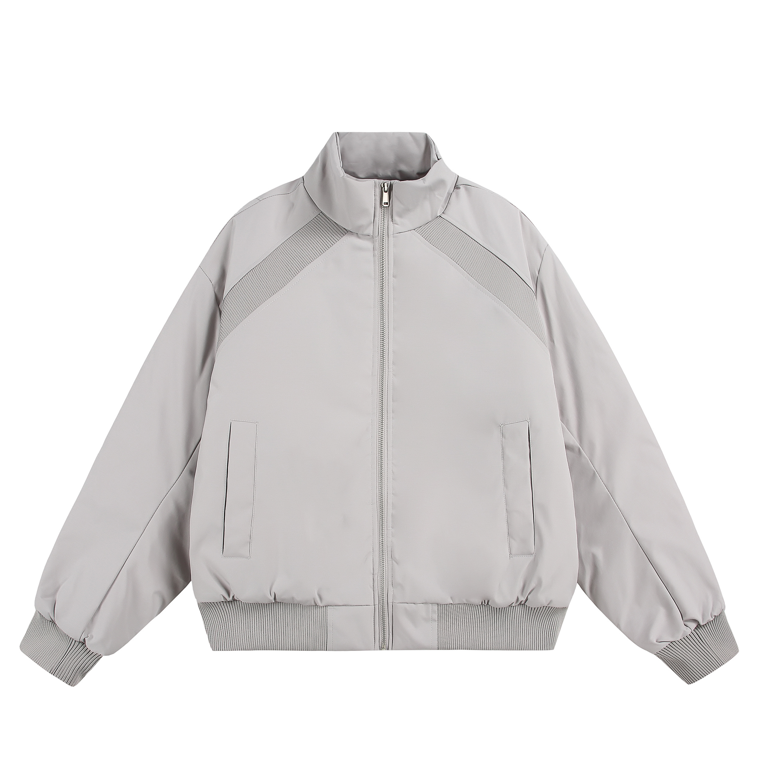 美式解构通勤立领棒球服棉衣秋冬潮牌休闲百搭中性风保暖情侣男女