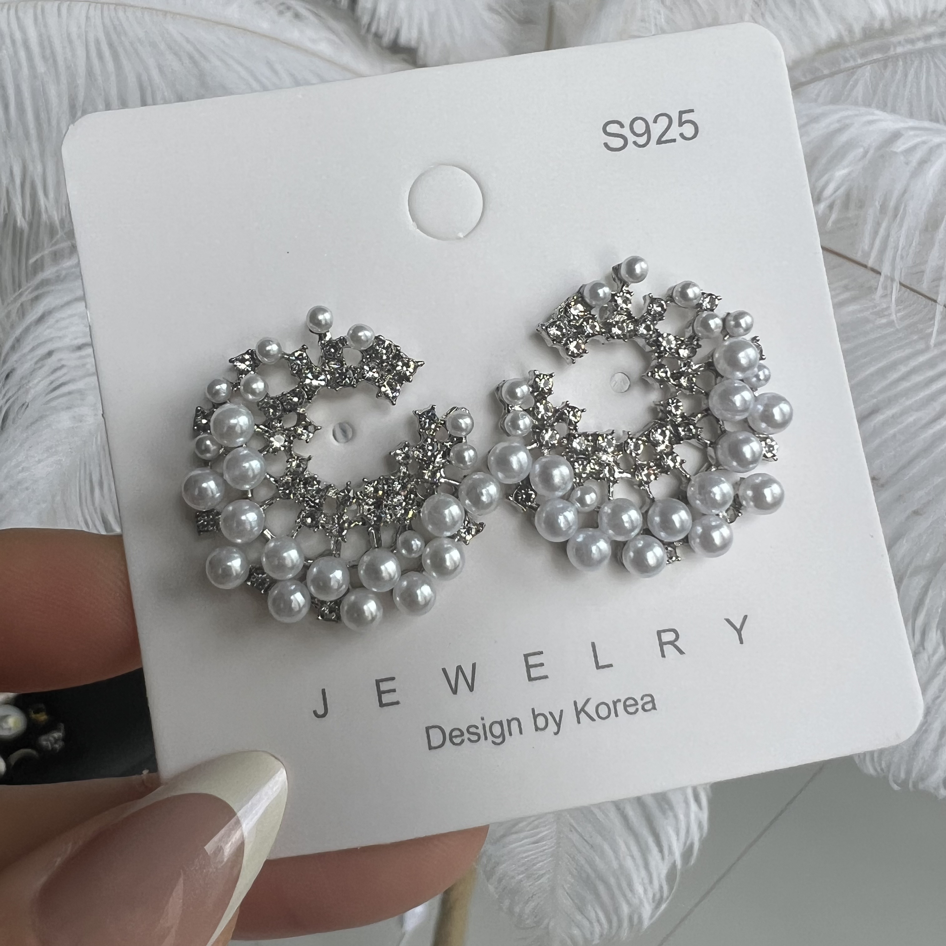 铜合金耳饰 女千金风植物花卉日韩耳钉优雅百搭欧若假日风