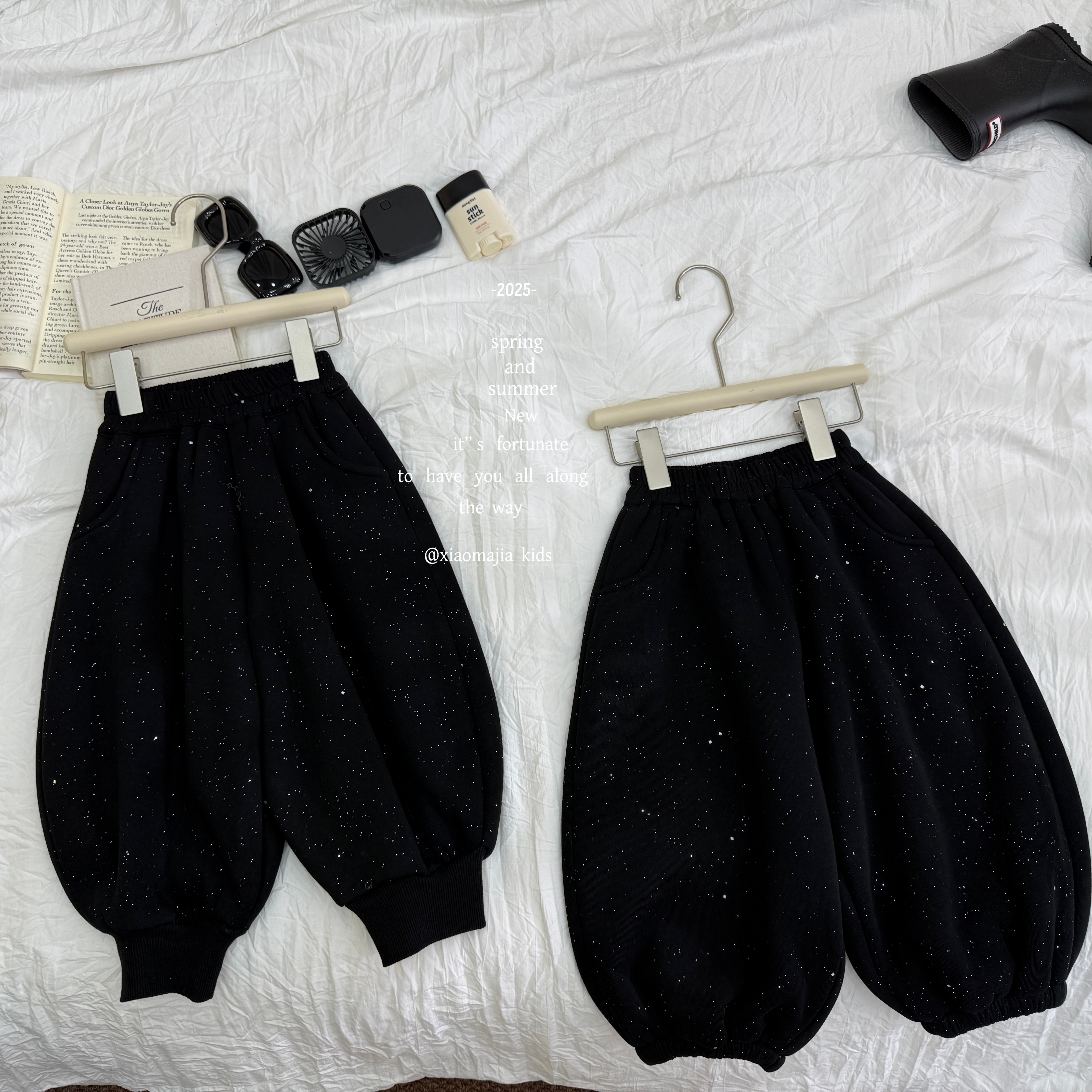 00小马家2025冬款加厚糕糕绒卫裤D-7102一条过冬加厚款男女童裤子