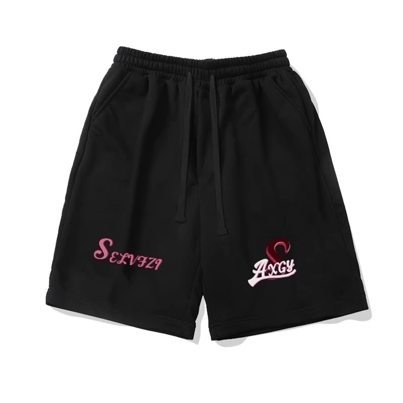 特大码300斤夏季新款高街时尚休闲跑步短裤男宽松大码直筒五分裤