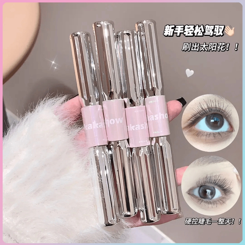 【明星同款】三姿堂杠铃睫毛膏浓密纤长防水汗不晕染卷翘睫毛打底膏