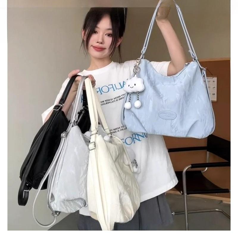 FAVMARTHA批发简约森系通勤托特包质感学生上课双肩背包单肩斜挎