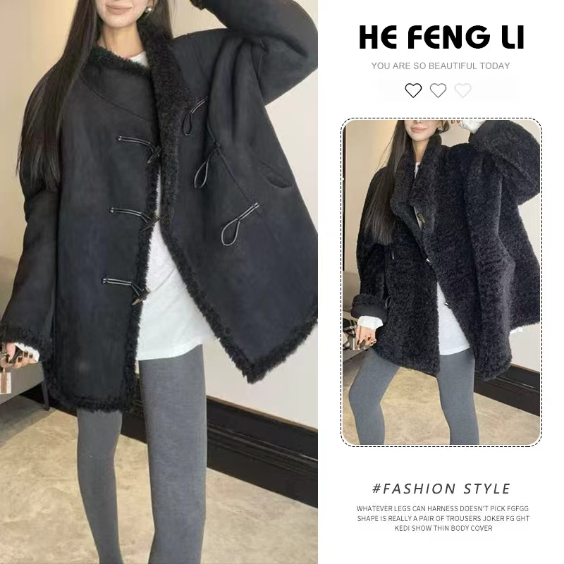 2025年秋冬新款高级感韩系慵懒风时尚潮流短外套百搭宽松上衣外套