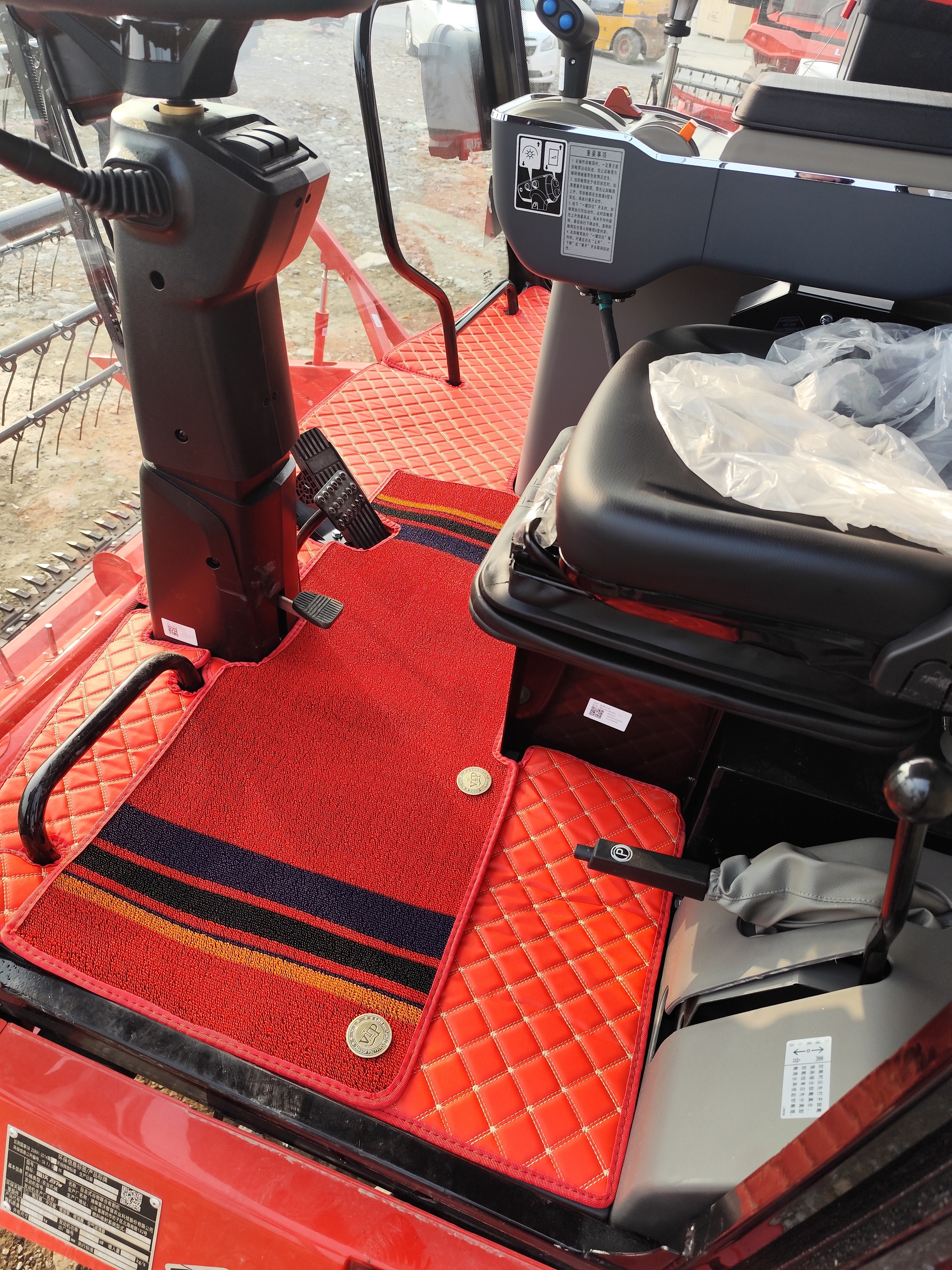 雷沃4er玉米机4ep英虎玉米机专用脚垫雷沃收割机脚垫玉米机新款