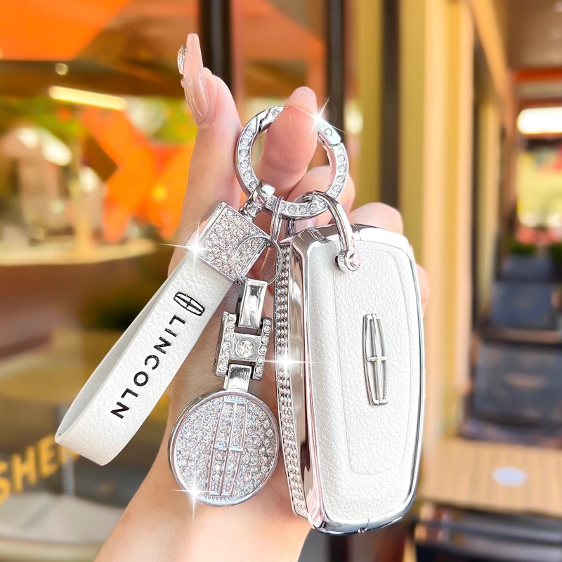 林肯冒险家钥匙套2025款航海家林肯Z飞行家领航员车真皮包扣壳女