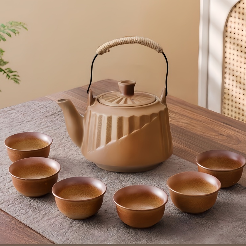 围炉煮茶器具全套新款围炉煮茶器具煮奶茶陶罐一套户外煮茶烤奶壶