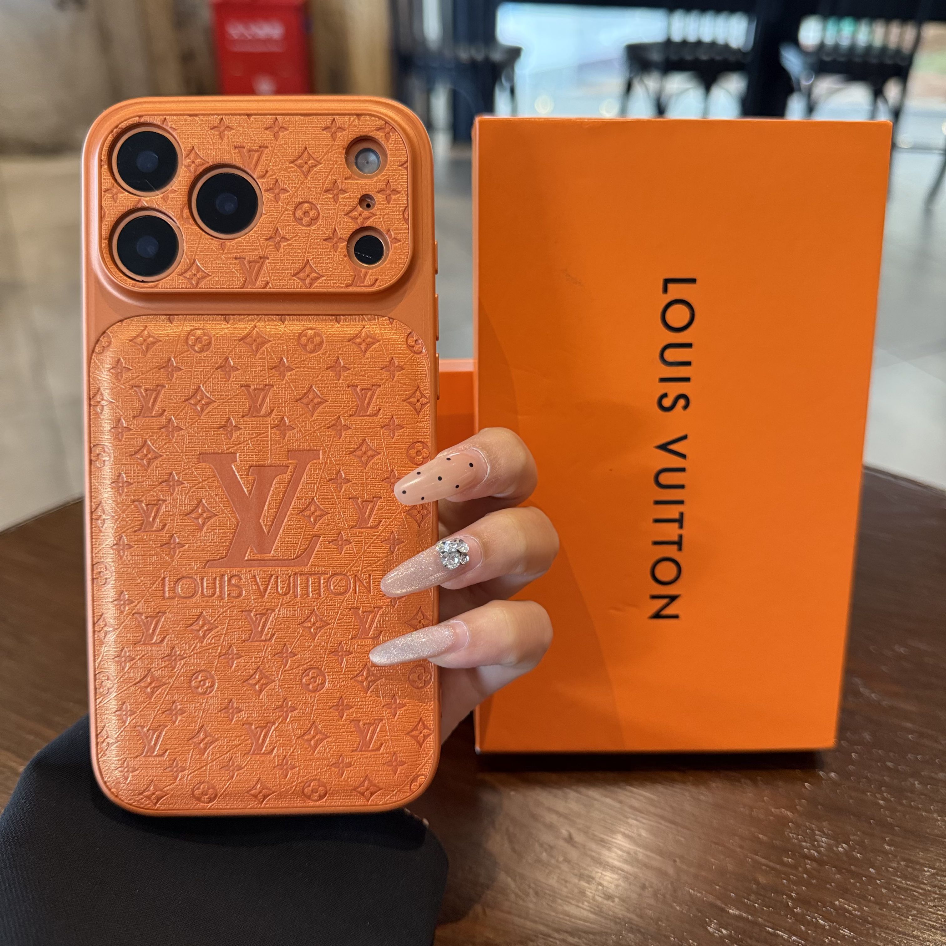 ai相机按键保护iPhone17promax手机壳橙色苹果16/15/14高档适用13