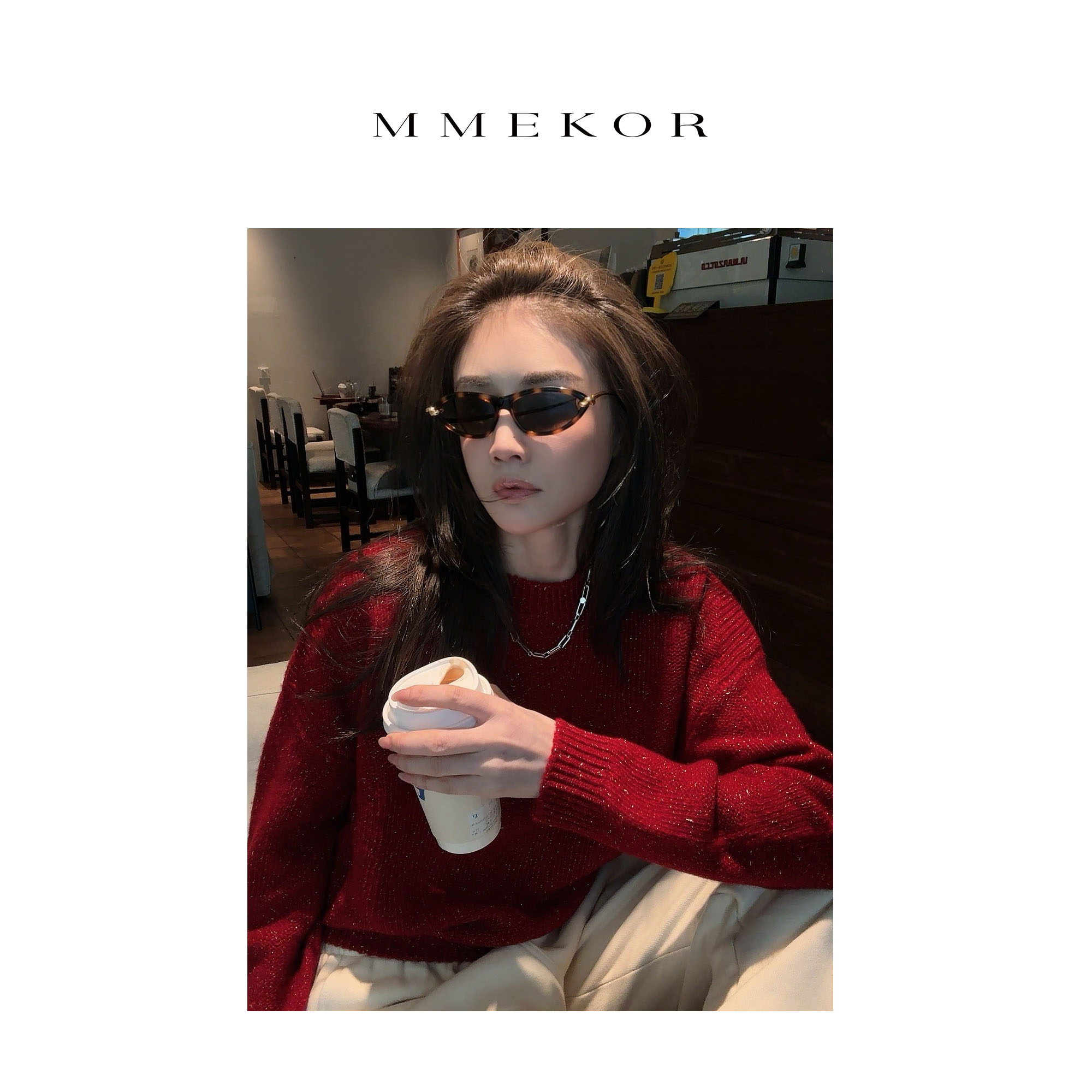 MMEKOR“美女毛衣” 摩登街头时髦上衣 30888