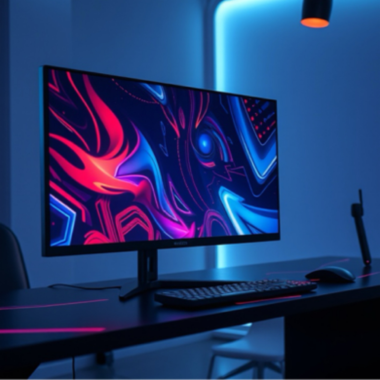 24英寸180HZ曲面2K高清刷液晶电竞显示器办公游戏超薄吃鸡显示屏