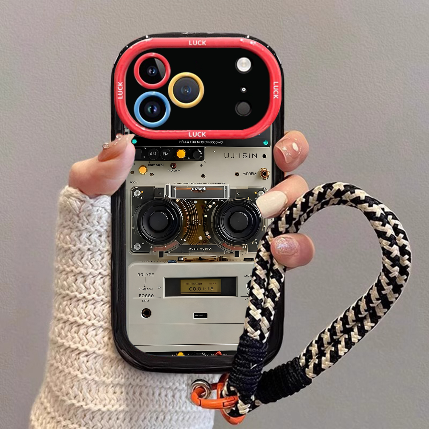 老旧收音机适用苹果17promax手机壳新款iPhone16大视窗硅胶高级感