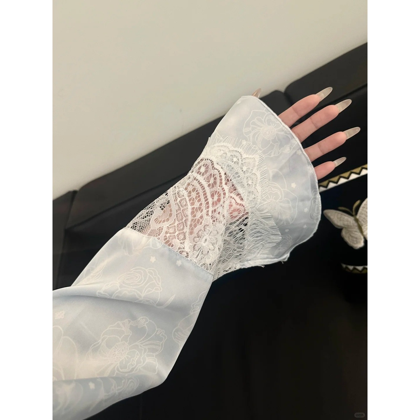 【温柔花边】法式轻奢高级感冰丝睡衣女春秋2025套装新款家居服