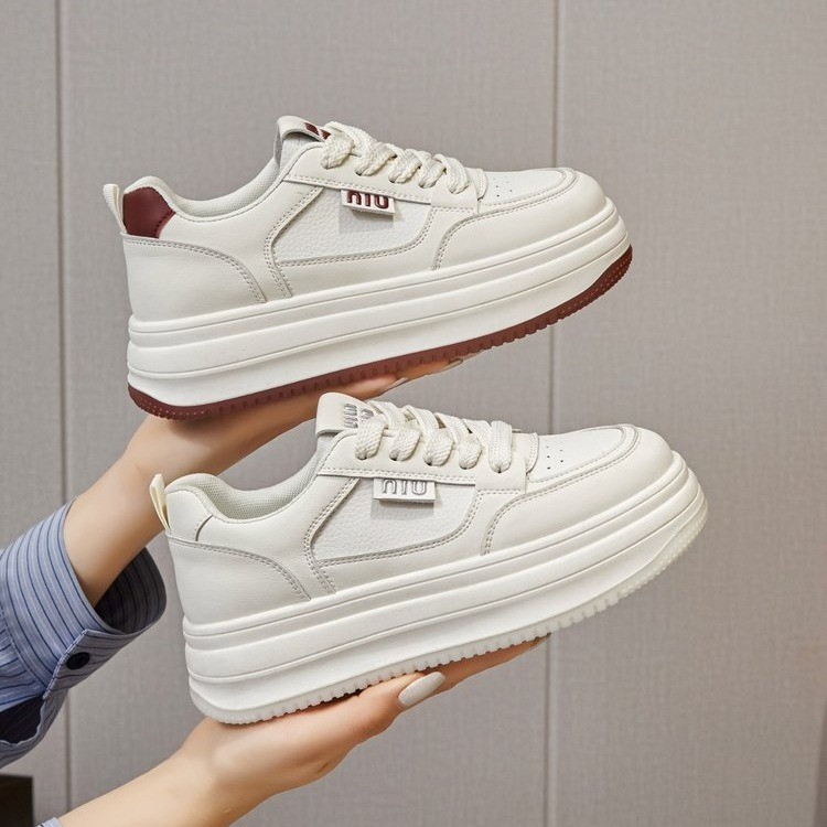 小白鞋女鞋爆款新款鞋子女款爆款2025新款板鞋女款厚底百搭学生