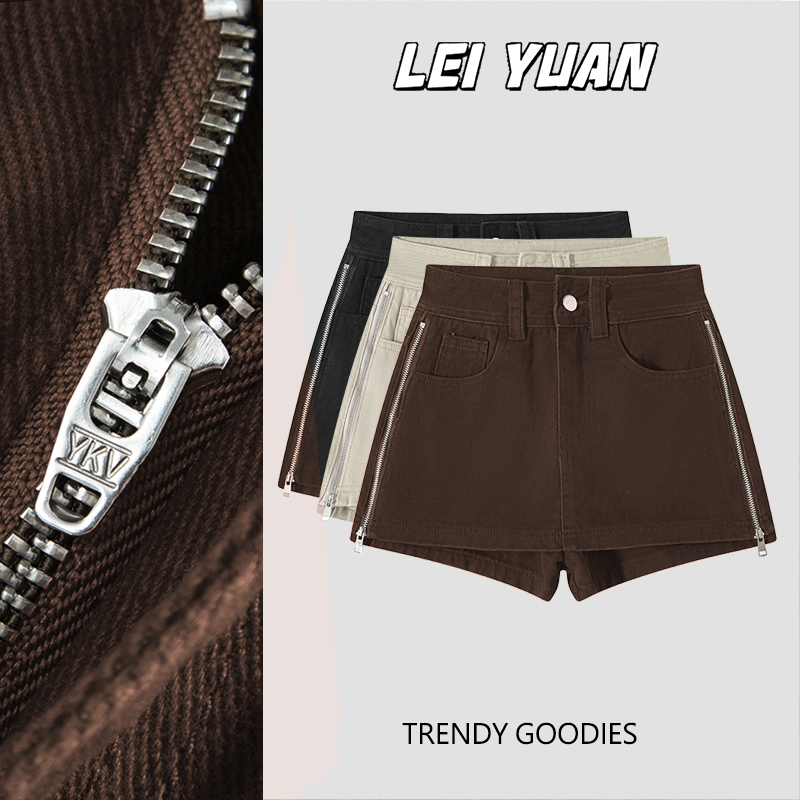 复古牛仔半身裙早秋新款a字高腰百搭辣妹显瘦牛仔裙短裤裙子2025