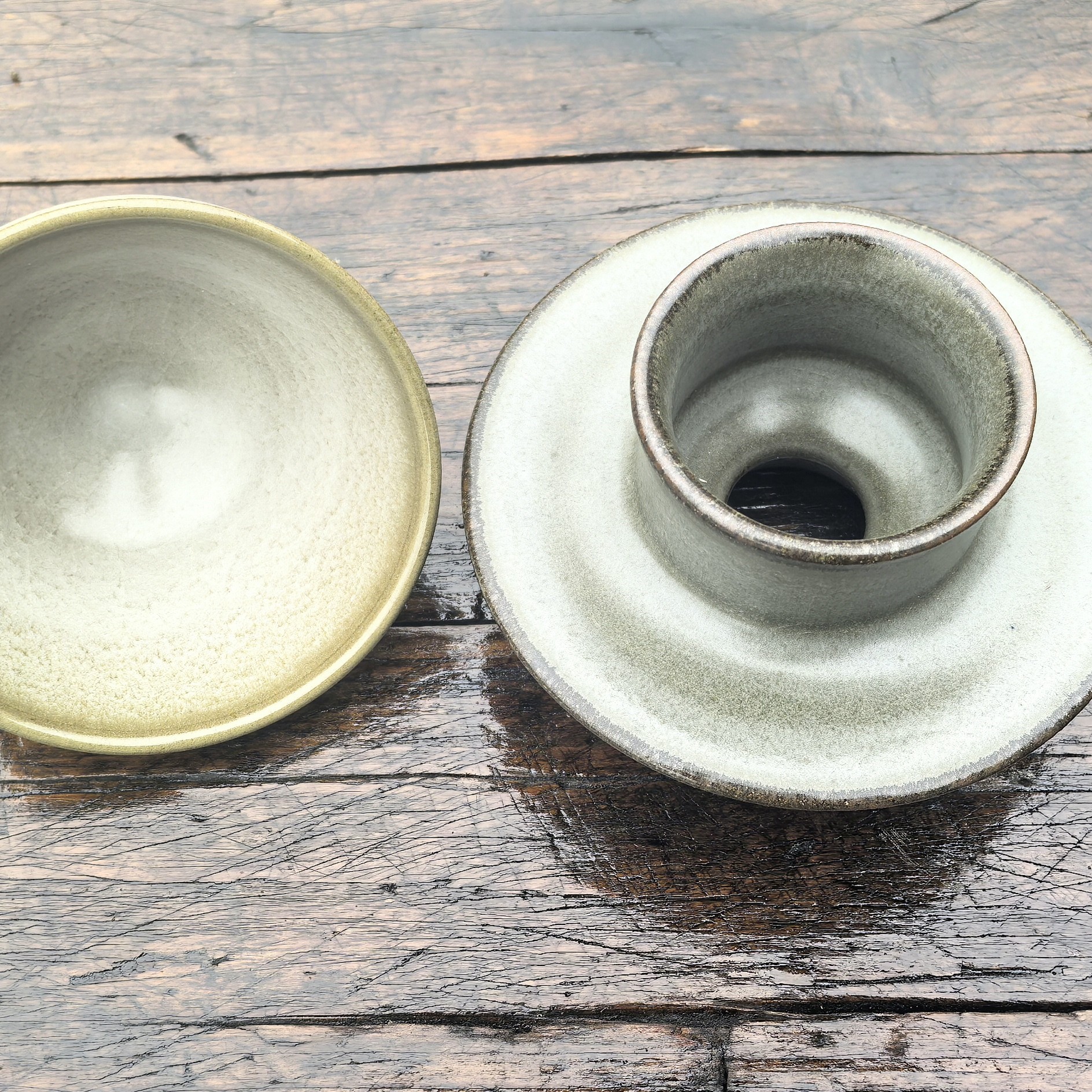 谢士梅供御建窑纯手工柴烧玉贝，仿宋一盏一拖，茶桌尊贵化身！