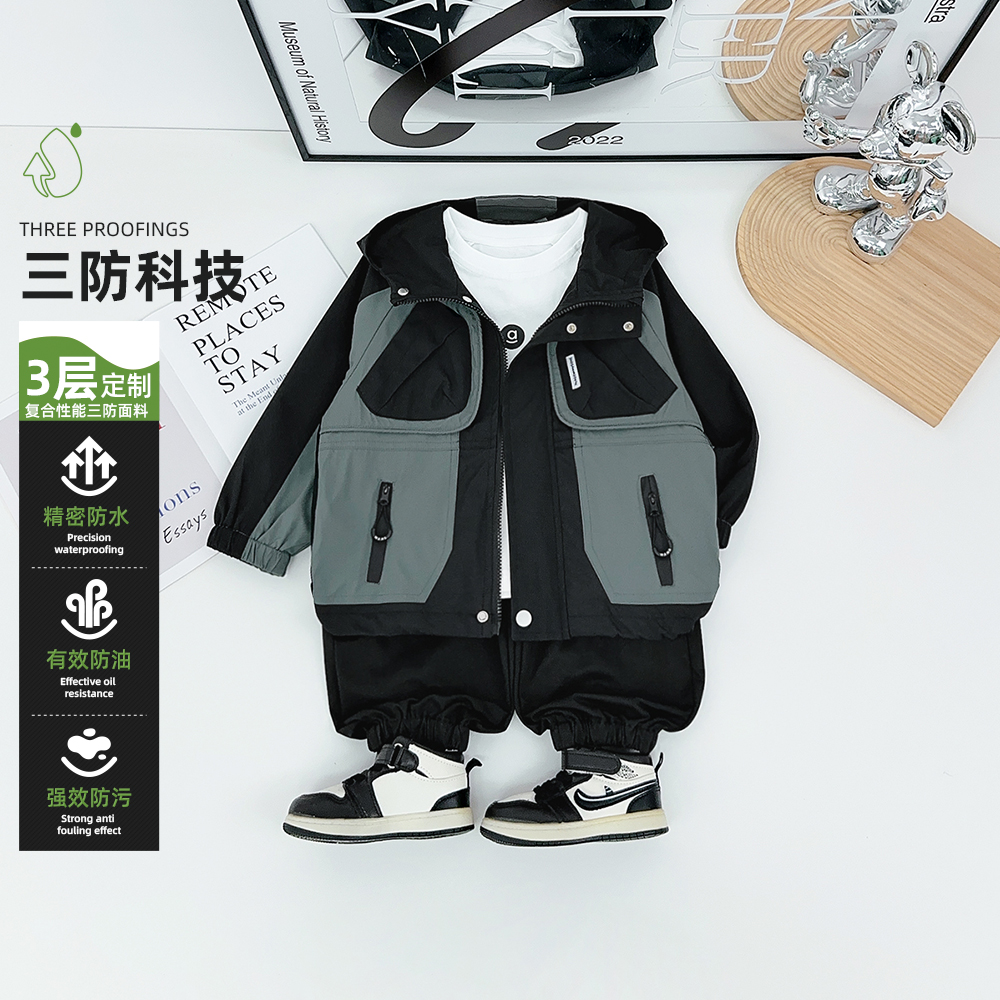 男童外套春秋款2025秋新款秋装儿童夹克潮 BDQ25666 悠悠童话童装