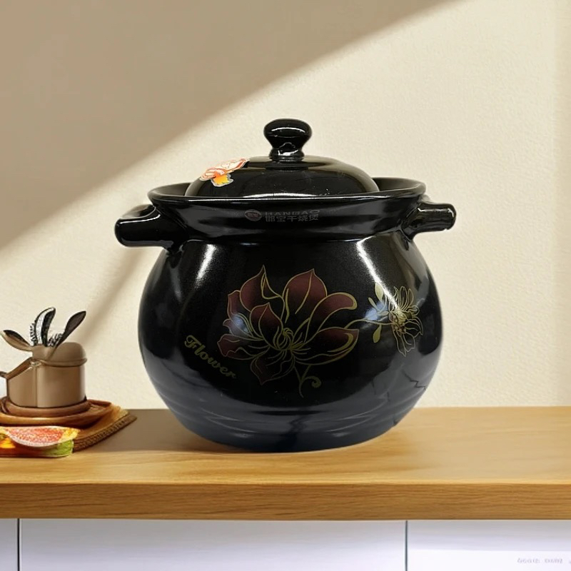 【工厂直发】3.5 升大容量砂锅煲汤煮粥炖锅家用商用汤盅炖锅明火