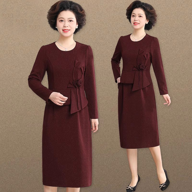 喜婆婆婚宴装礼服连衣裙2025新款高贵年轻中老年妈妈气质女装