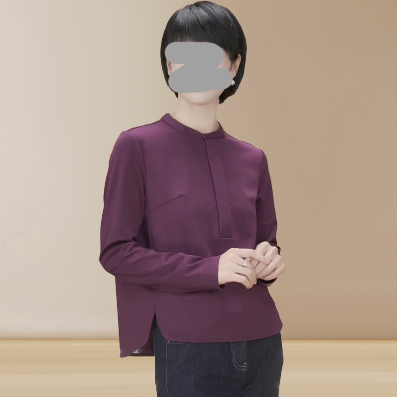 韩版时尚休闲百搭打底T恤女2025年春秋新款洋气显瘦减龄圆领上衣