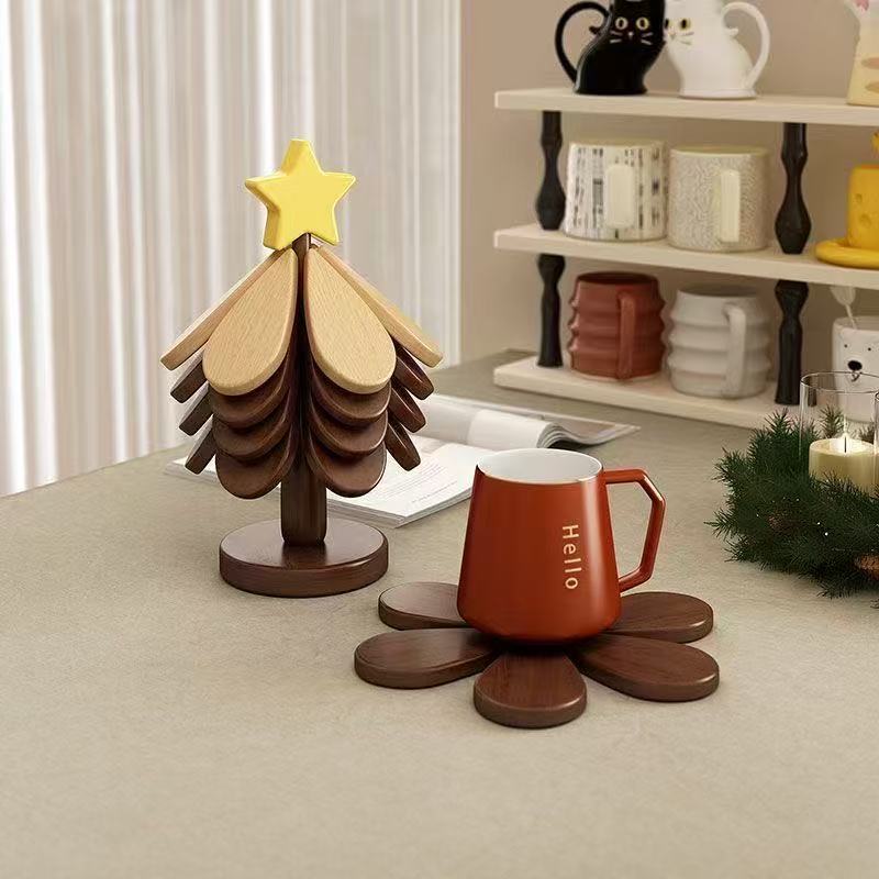 隔热垫家用厨房餐垫杯垫实木多功能耐高温餐桌垫防烫垫锅垫