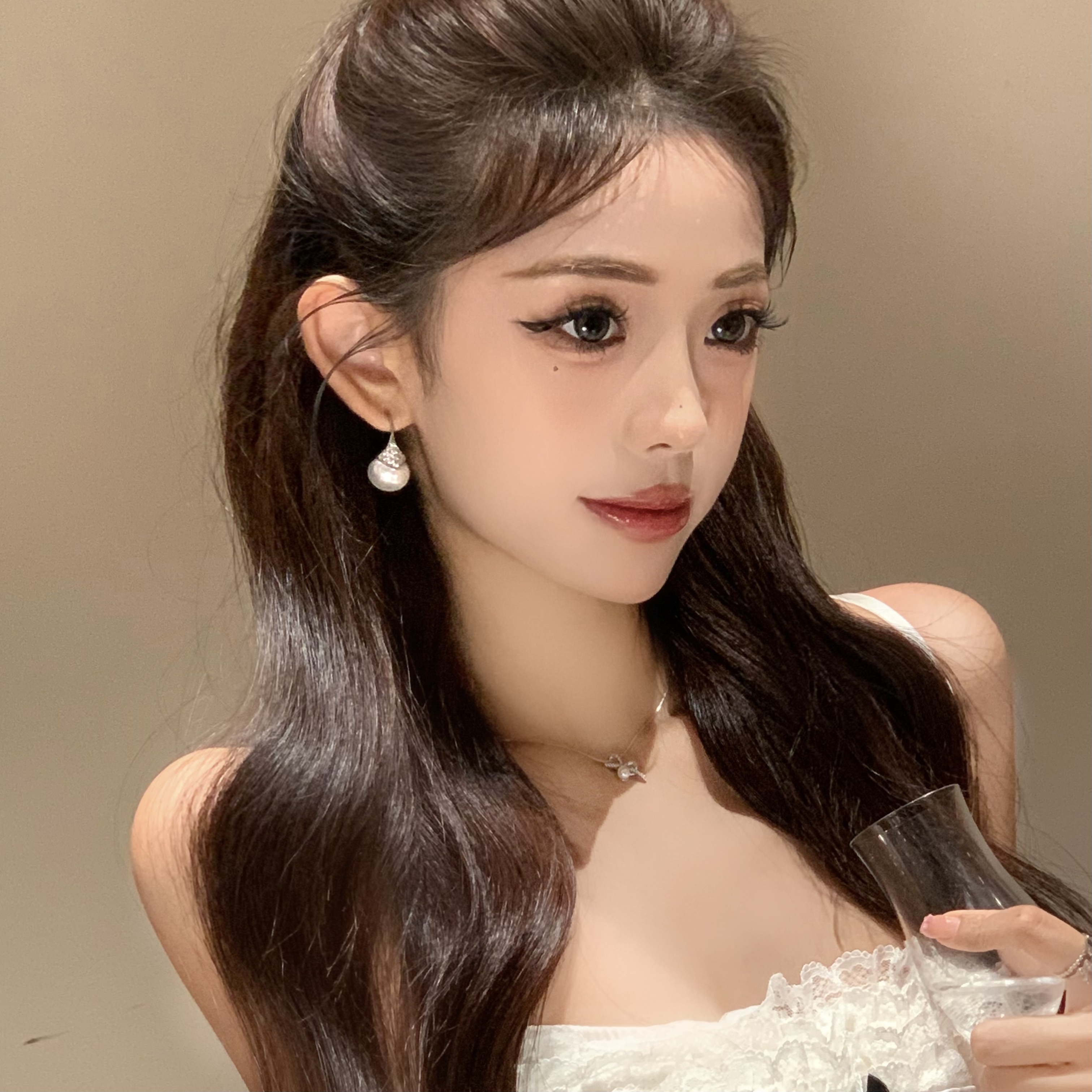 FULL GIRLISH耳环00498简约时尚百搭耳钉耳饰