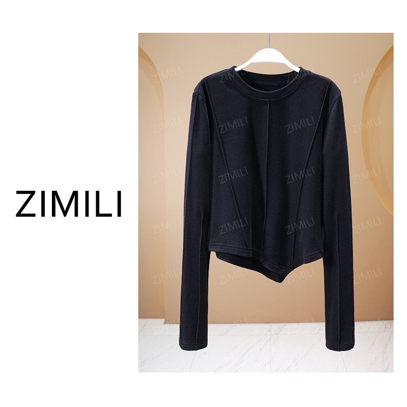 【亮哥欧货女装】冬季发热双面绒《立裁》高弹显瘦打底上衣10106-C2