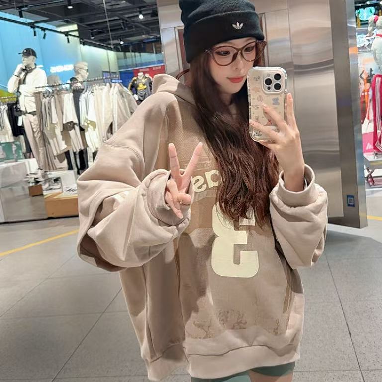 adidas/三叶草TEAM HOODIE 毛圈布运动连帽套头衫 KC2608